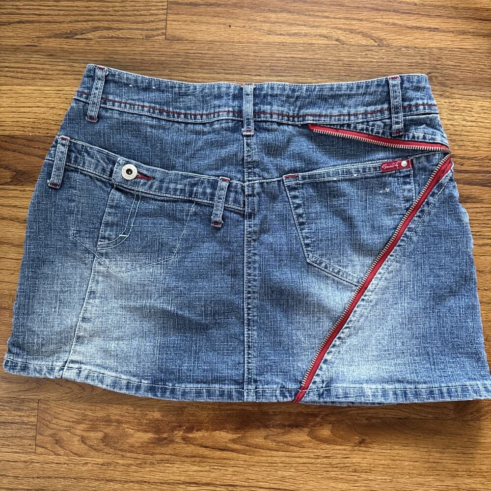 Womens Southpole Mini Skirt Jean Denim Blue Size 7 light blue C26 - Picture 8 of 11
